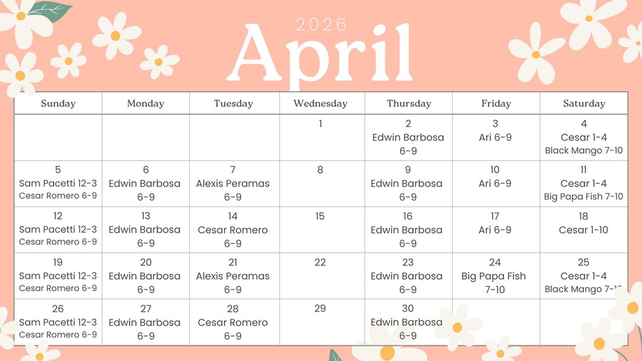 April Live Music event photo