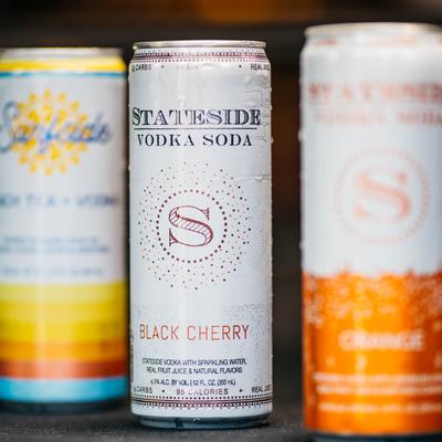 Canned vodka sodas