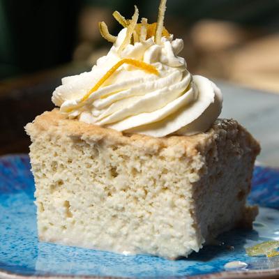 Margarita Heaven Tres Leches Cake at 13 Tacos & Taps.