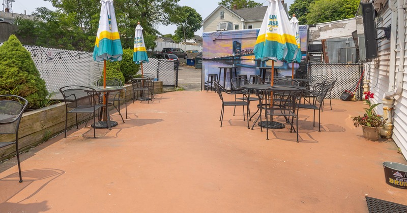 Outdoor seating area