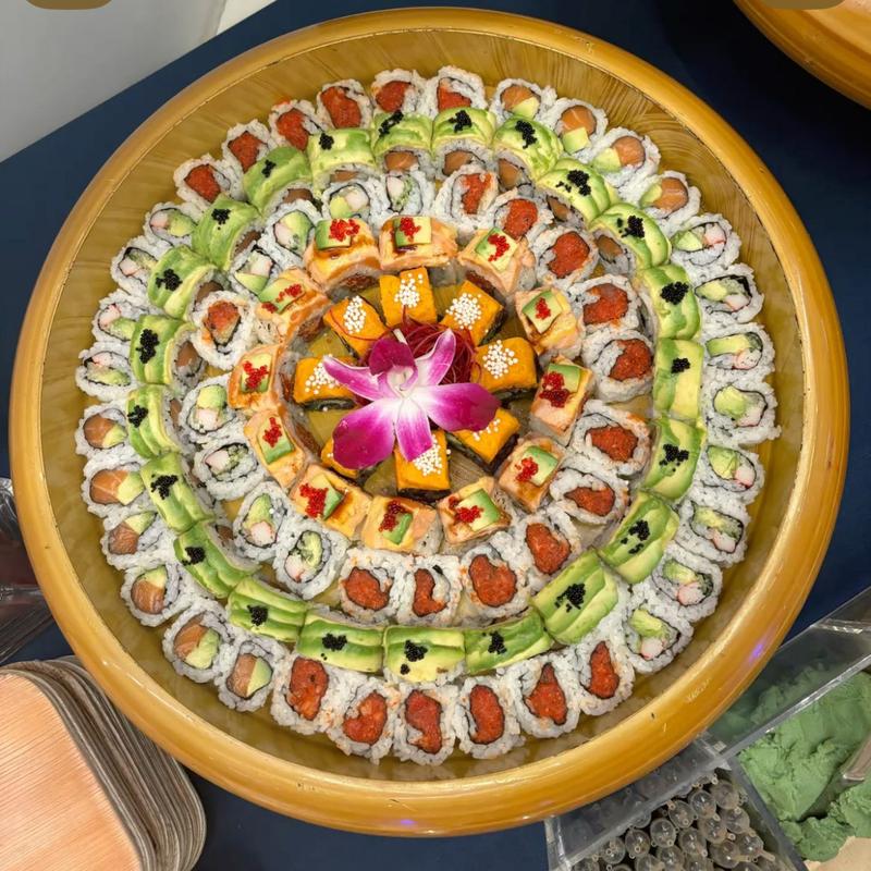 Sushi Platter with Edamame photo