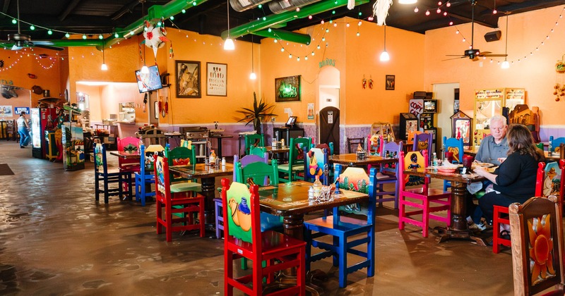 Interior seating area