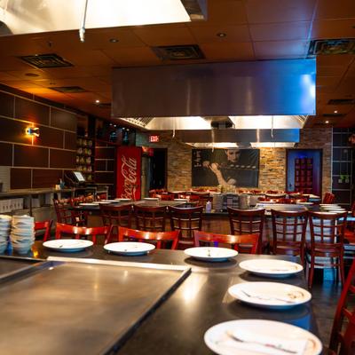 The restaurant's interior.