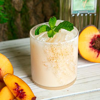 Peach please cocktail.