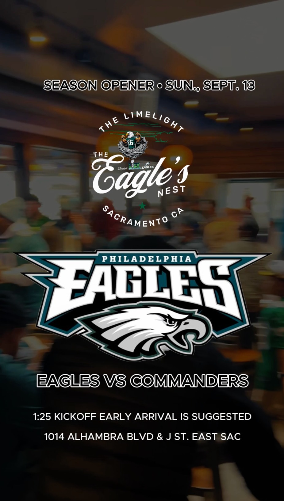 Eagles Vs Commanders Sun Sept 13th event photo
