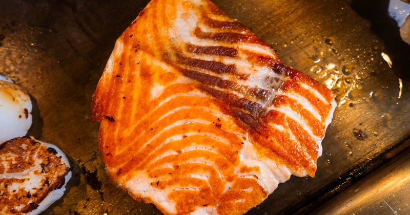 Grilled salmon