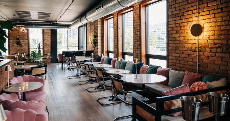 Interior, seating place near window