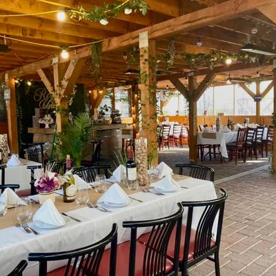 Interior, dining area.