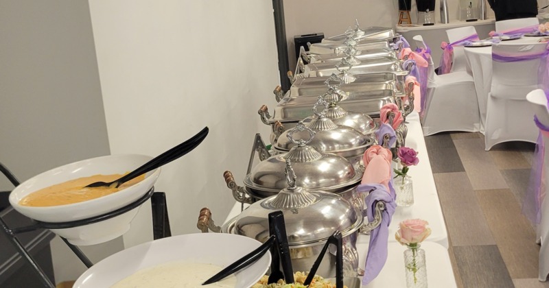 Catering table