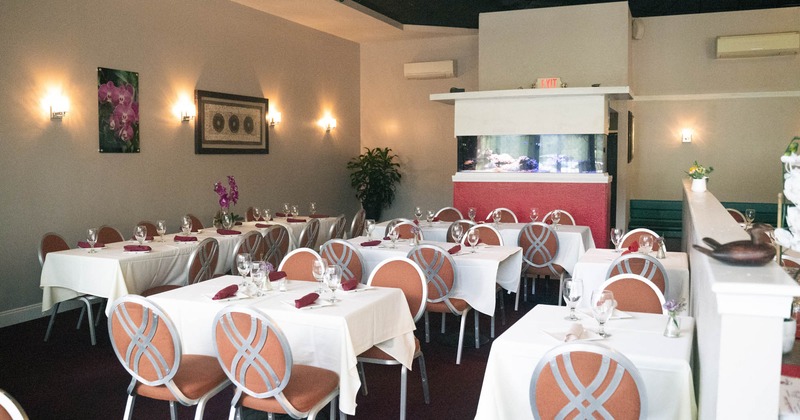 Interior, dining area