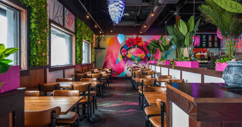 Interior, main dining area