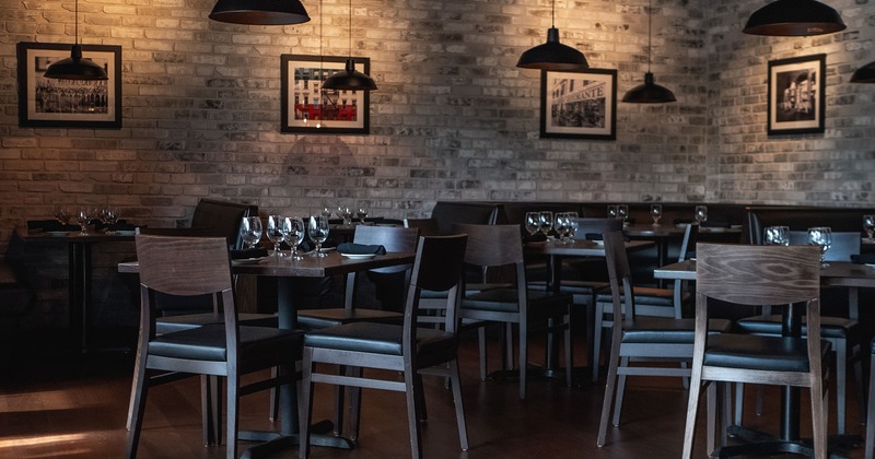 Restaurant interior, dining area