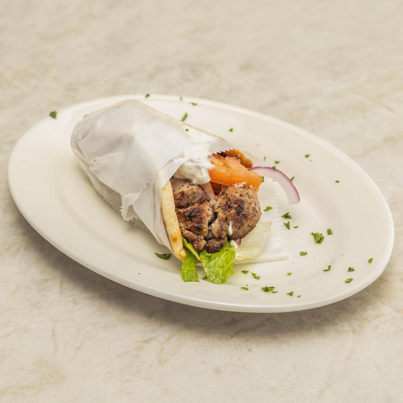 menu item 18 of 53, Pork Souvlaki