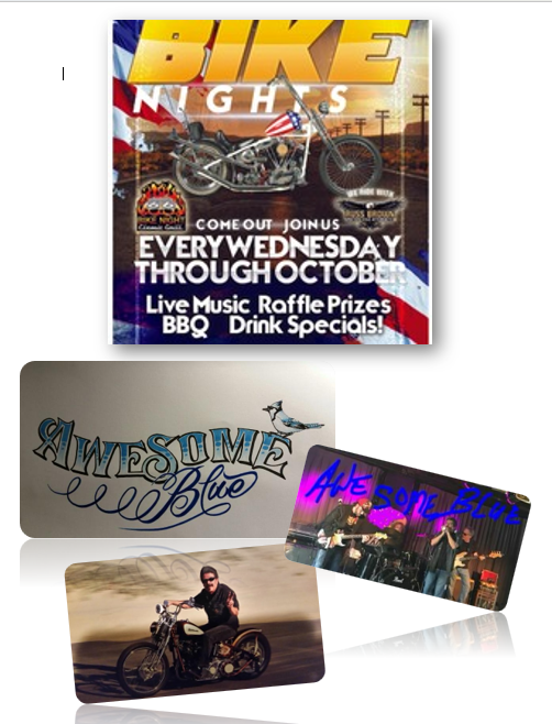 The Awesome Blue band playing Wednesday May 20th at Route 66 Classic Grill 5pm to 9pm