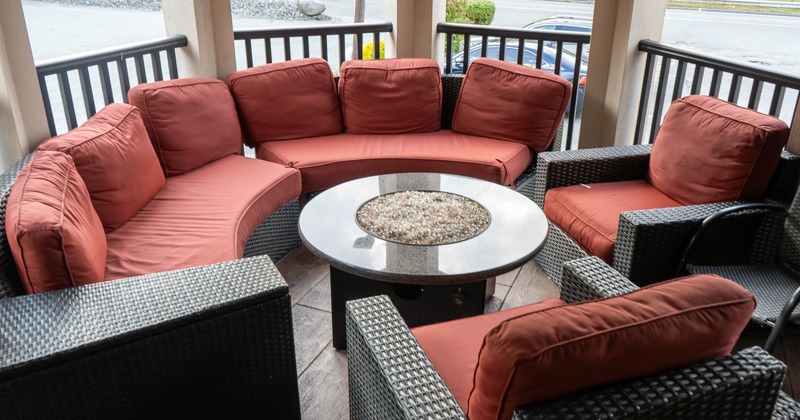Exterior, seating place on patio