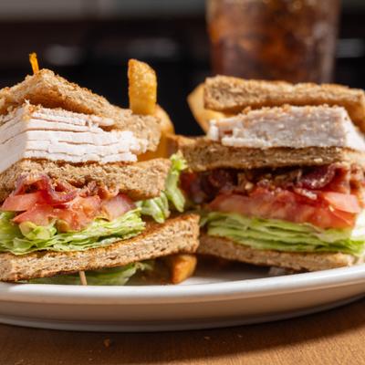 Turkey club sandwiches.