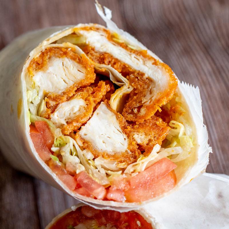 menu item 11 of 22, Buffalo Finger Wrap