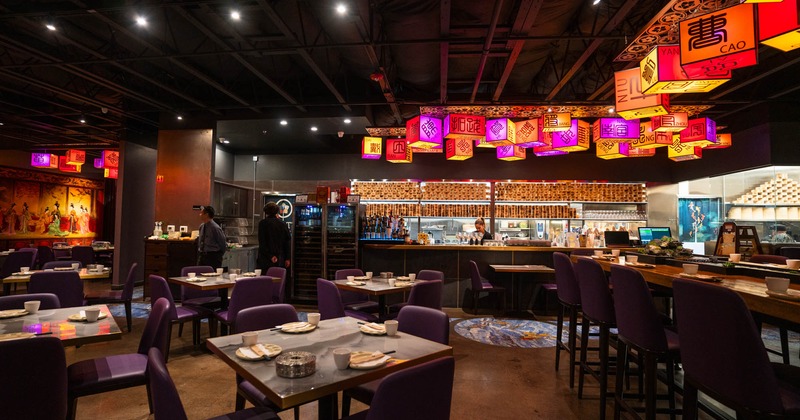 Interior, dining area