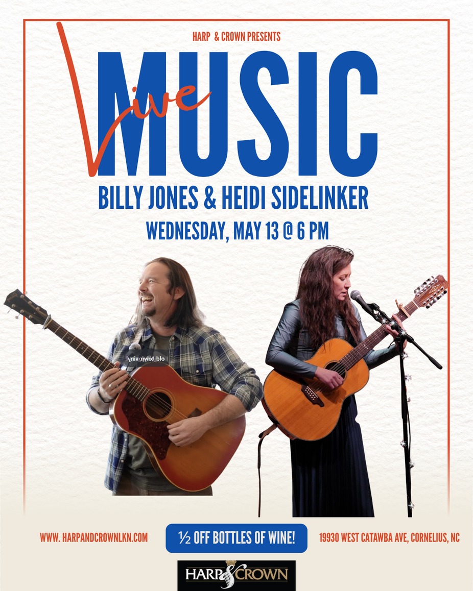 Wine Down Wednesday - Billy Jones & Heidi Sidelinker event photo