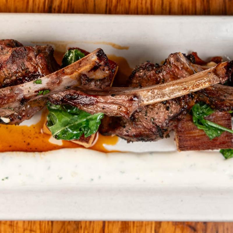 Grilled Lamb Rack photo