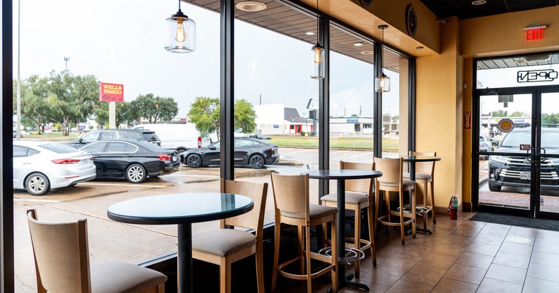 Tables by the window