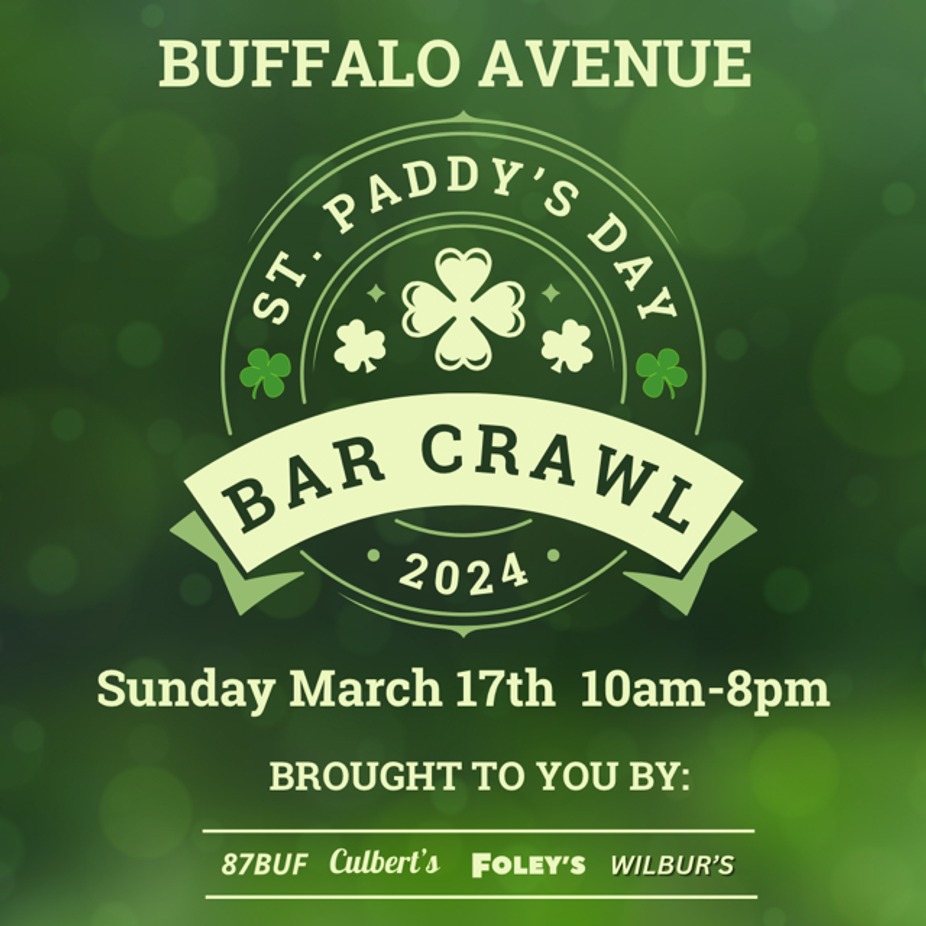 Buffalo Ave St. Paddy's Day Bar Crawl event photo