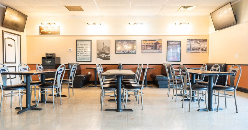 Interior, dining area