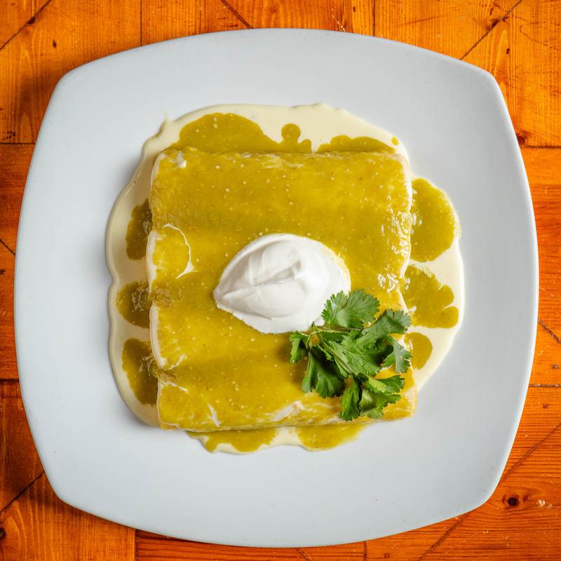 menu item 8 of 11, Enchiladas Verdes