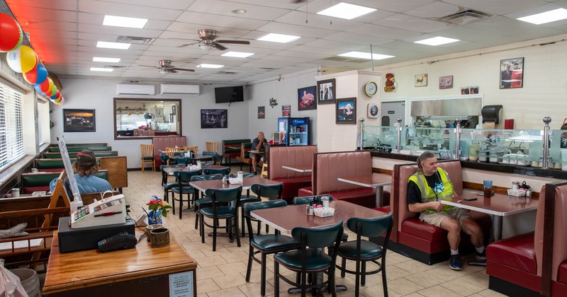 Interior seating space