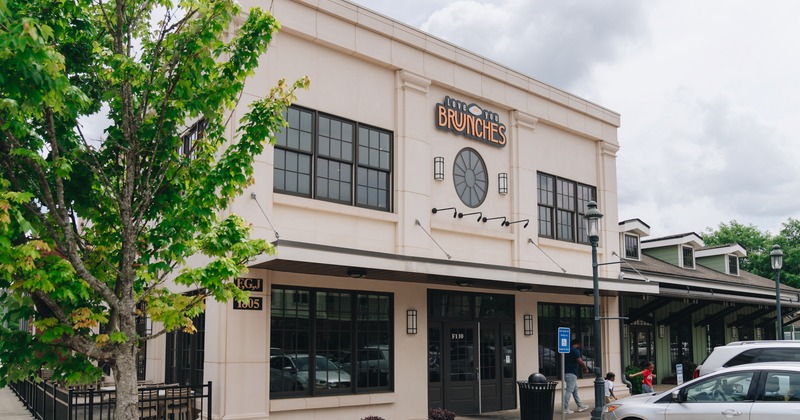 Exterior, front of restaurant. entrance