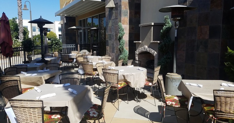 Beautiful patio seating area