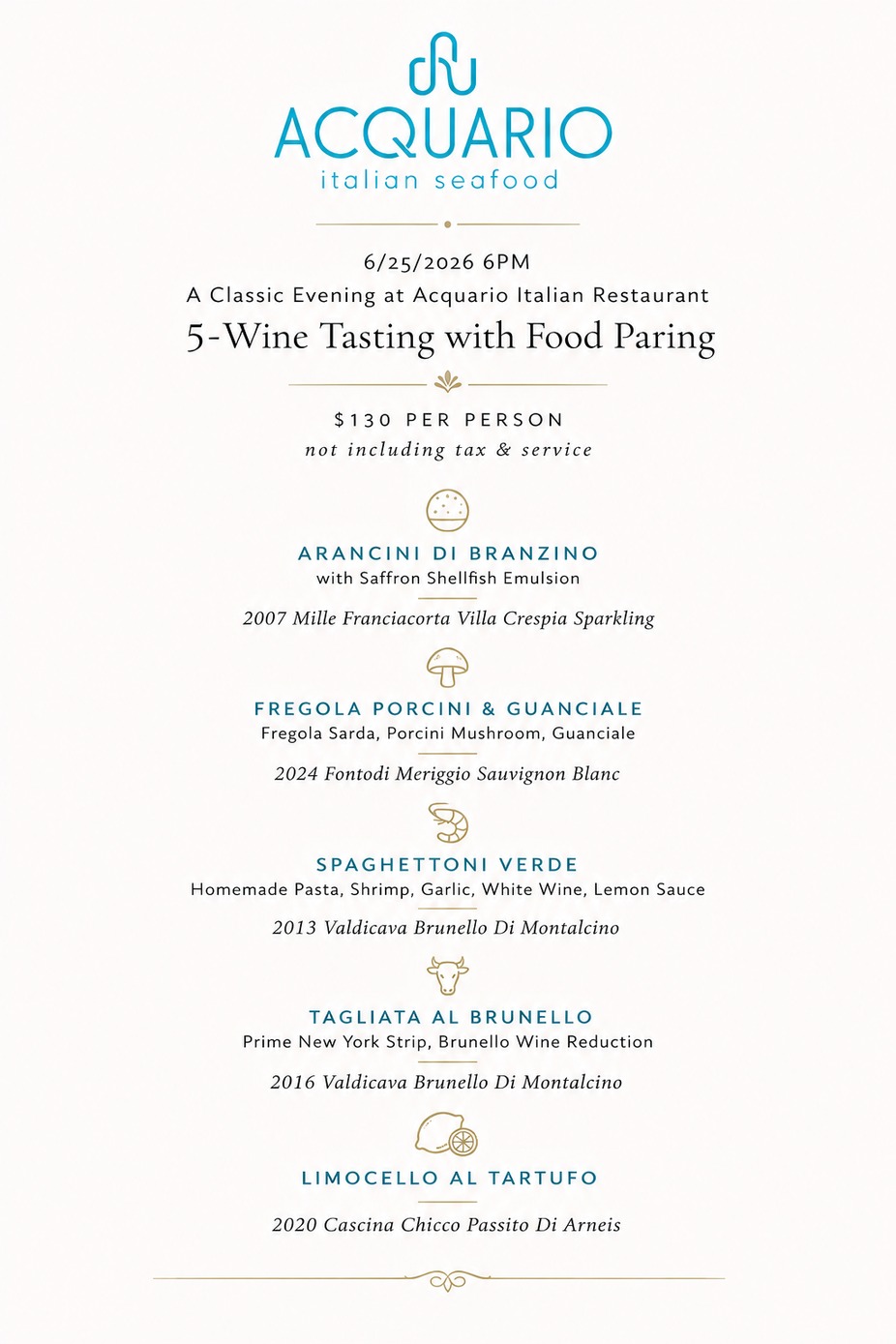 Join Us for an Exclusive Wine Pairing Experience event photo