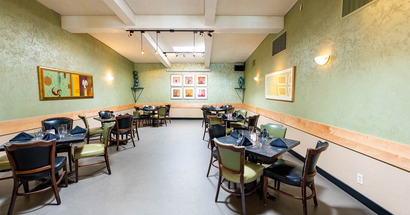 Interior seating area