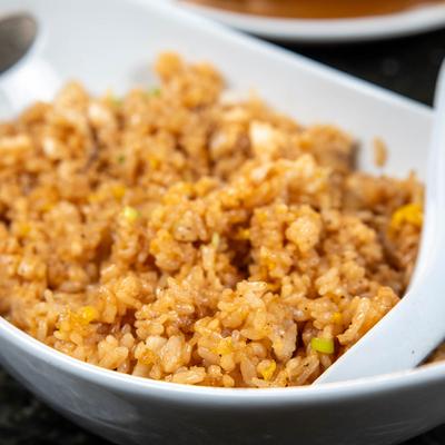 Fried rice in the bowl.