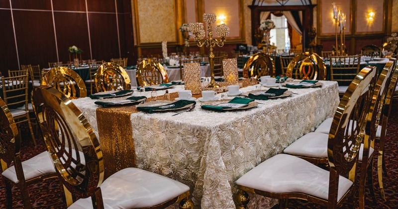 Lavish dining table and chairs