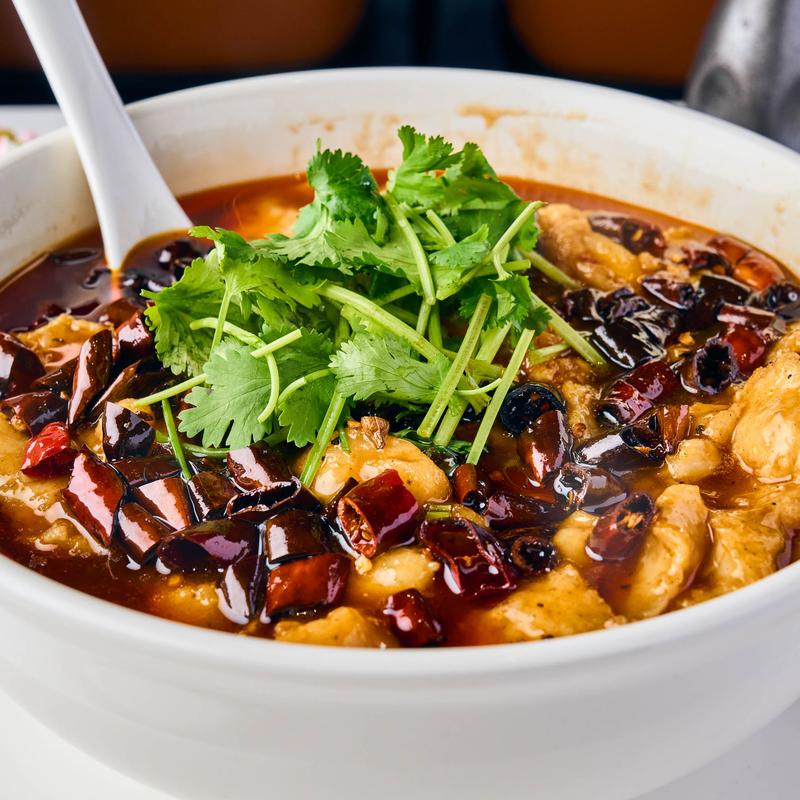menu item 12 of 16, Braised (Fish or Beef) in Red Chili Oil