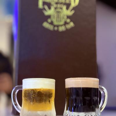 Mini beer shots.