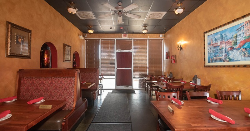 Interior, dining area