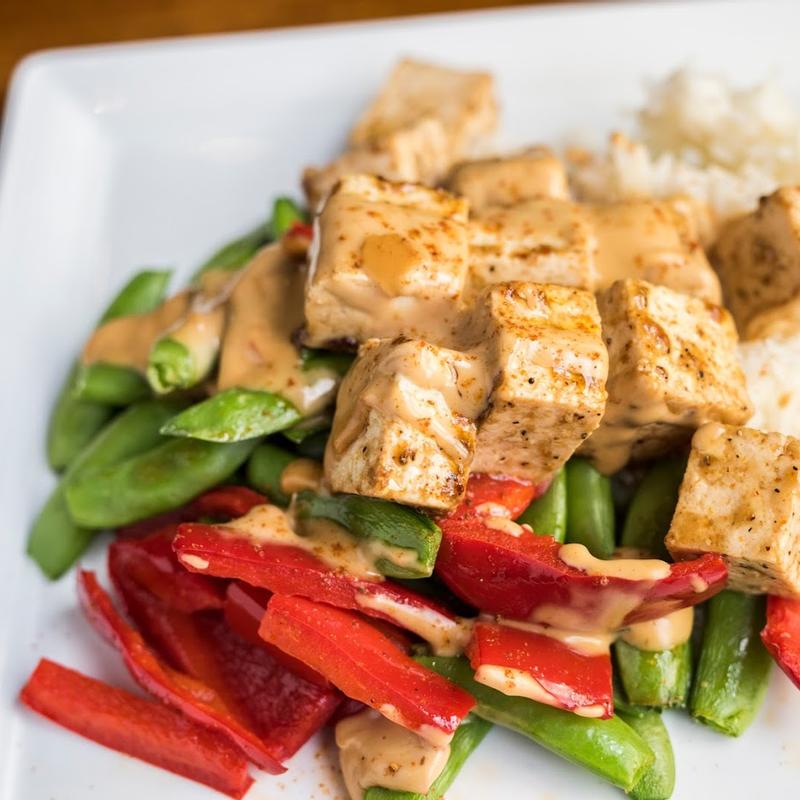 Tofu Peanut Satay (V, VG) photo