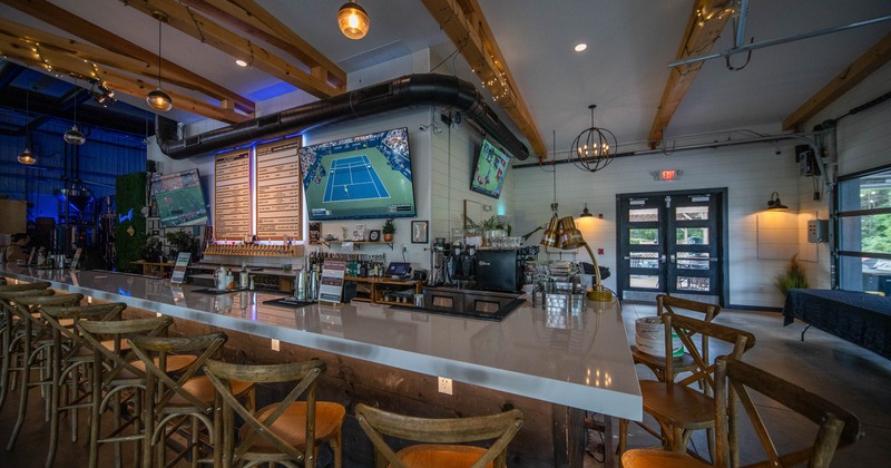 Interior, bar, stools