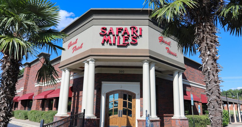 Restaurant exterior, entrance