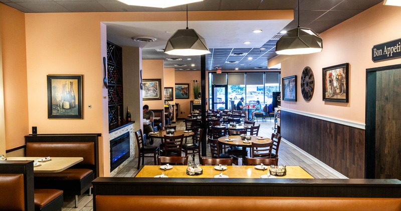 Interior, dining area