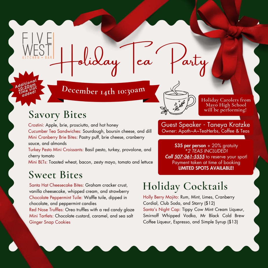 Holiday Tea Party event photo