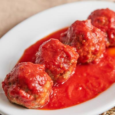 Meatballs served