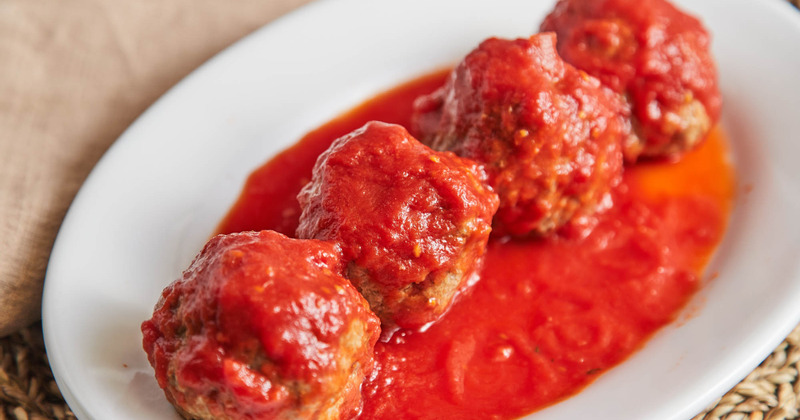 Meatballs served