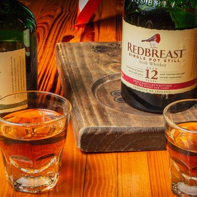 Red Breast Irish Whiskey.