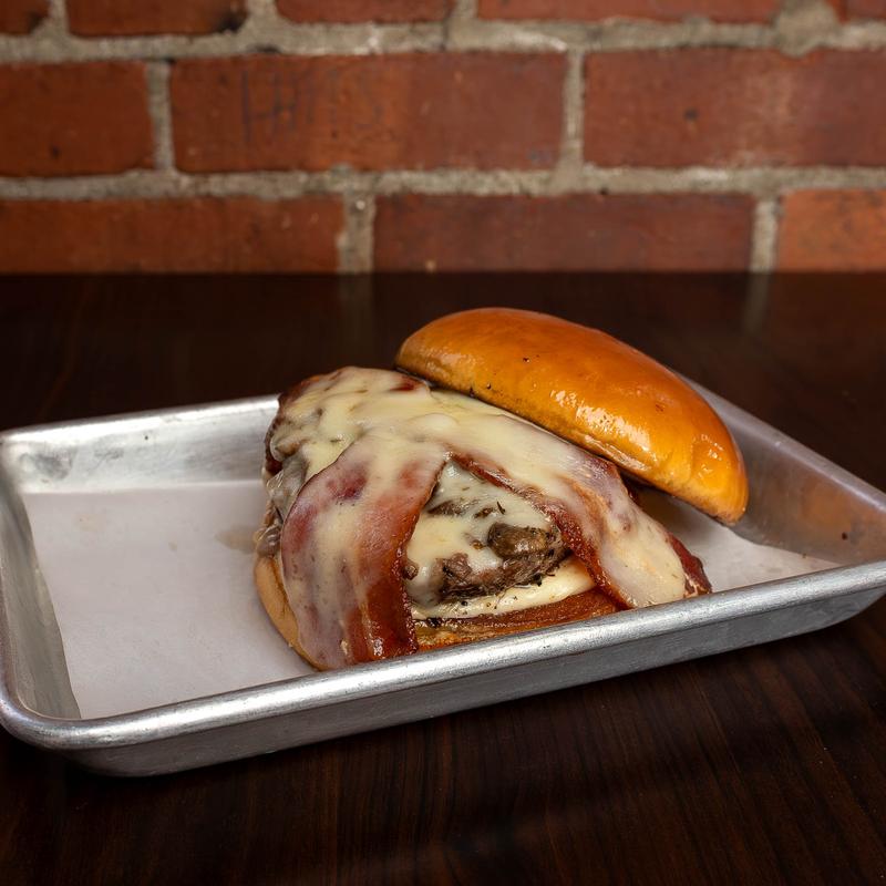 Bacon Mushroom Swiss* photo