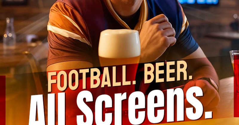 Football and Beer
