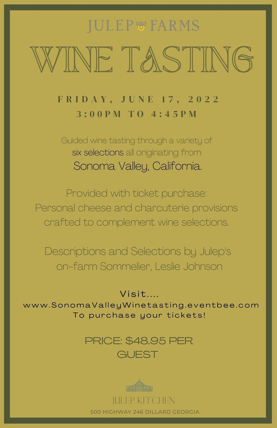 Sonoma Valley Wine Tasting event photo