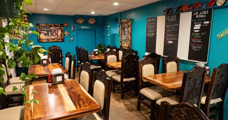 Interior, dining area